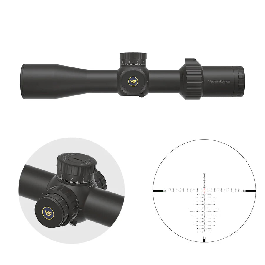 VectorOpticsVector Optics SCFF - 45 Tauron 4 - 16x44 HD MIL - Black Raptor
