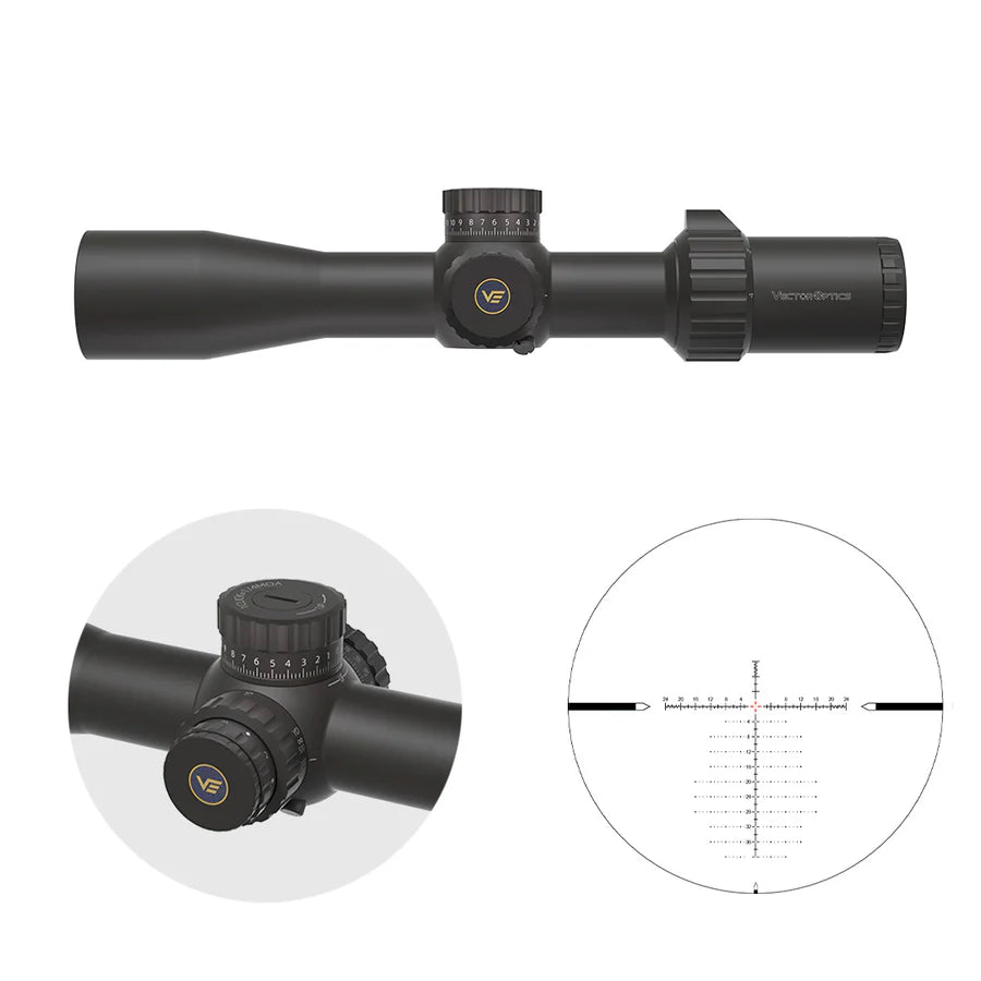 VectorOpticsVector Optics SCFF - 50 Tauron 4 - 16x44 HD MOA - Black Raptor