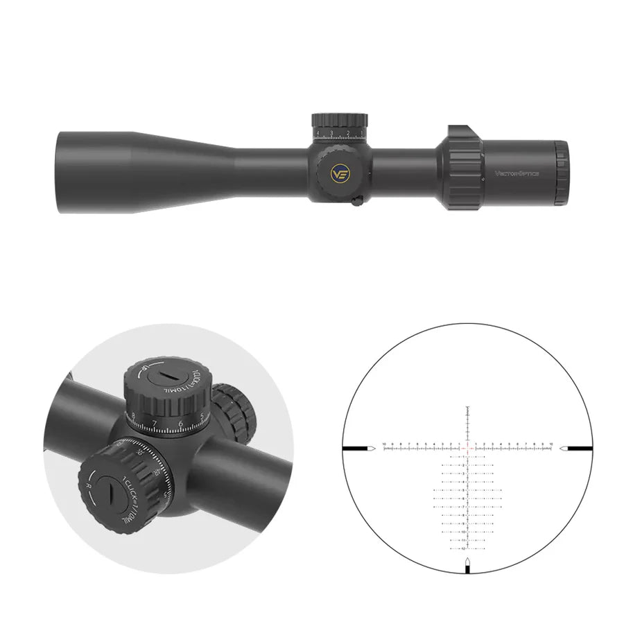 VectorOpticsVector Optics SCFF - 46 Tauron 6 - 24x50 HD MIL - Black Raptor