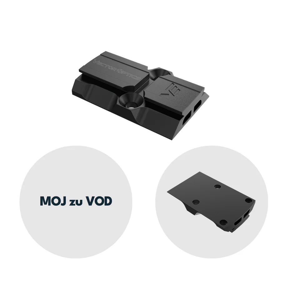 VectorOpticsVector Optics SCFRM - 13 Adapter von MOJ (RMR) zu VOD (Aimpoint) - Black Raptor