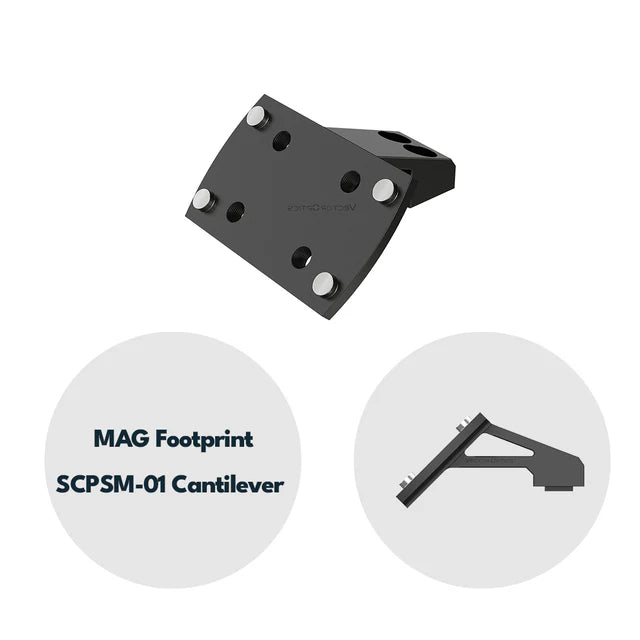 VectorOpticsVector Optics SCPSM - 01 RUM Cantilever Picatinny Riser Mount - Black Raptor