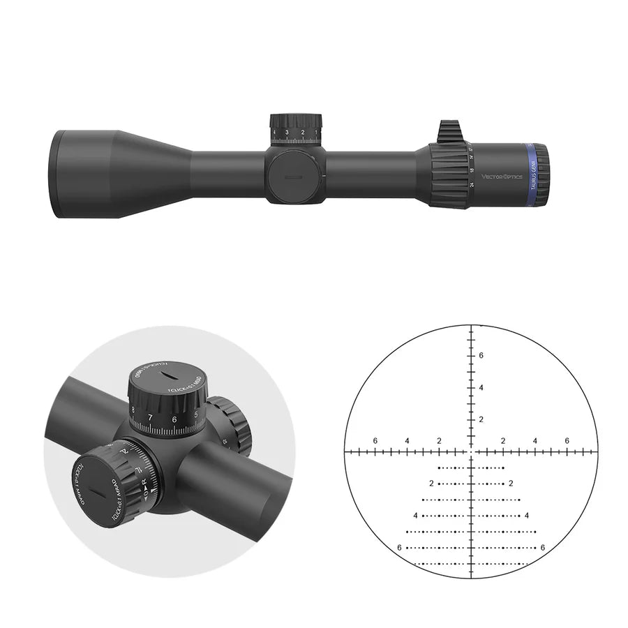 VectorOpticsVector Optics SCFF - 33 Tauron Gen II 3 - 24x56 FFP - Black Raptor