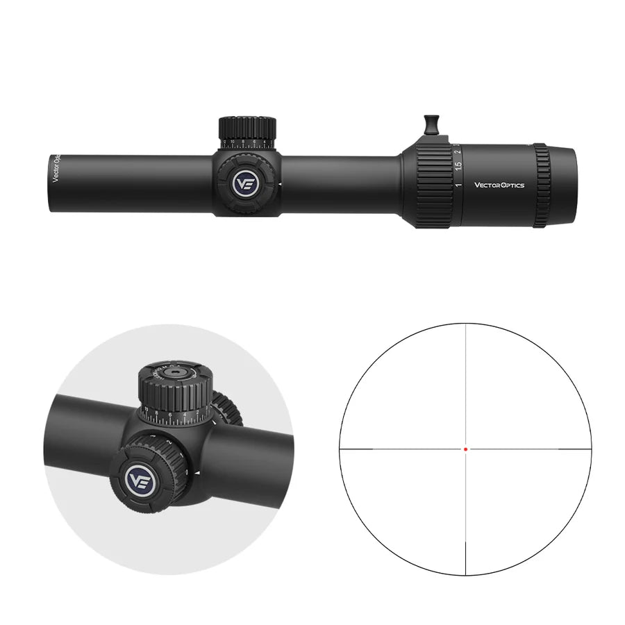 VectorOpticsVector Optics SCOC - 38 Forester 1 - 8x24 SFP - Black Raptor