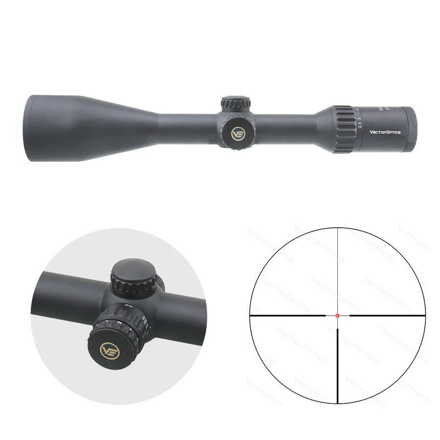 VectorOpticsVector Optics SCOM - 38 Continental 2.5 - 15x56 Hunting G4 - Black Raptor