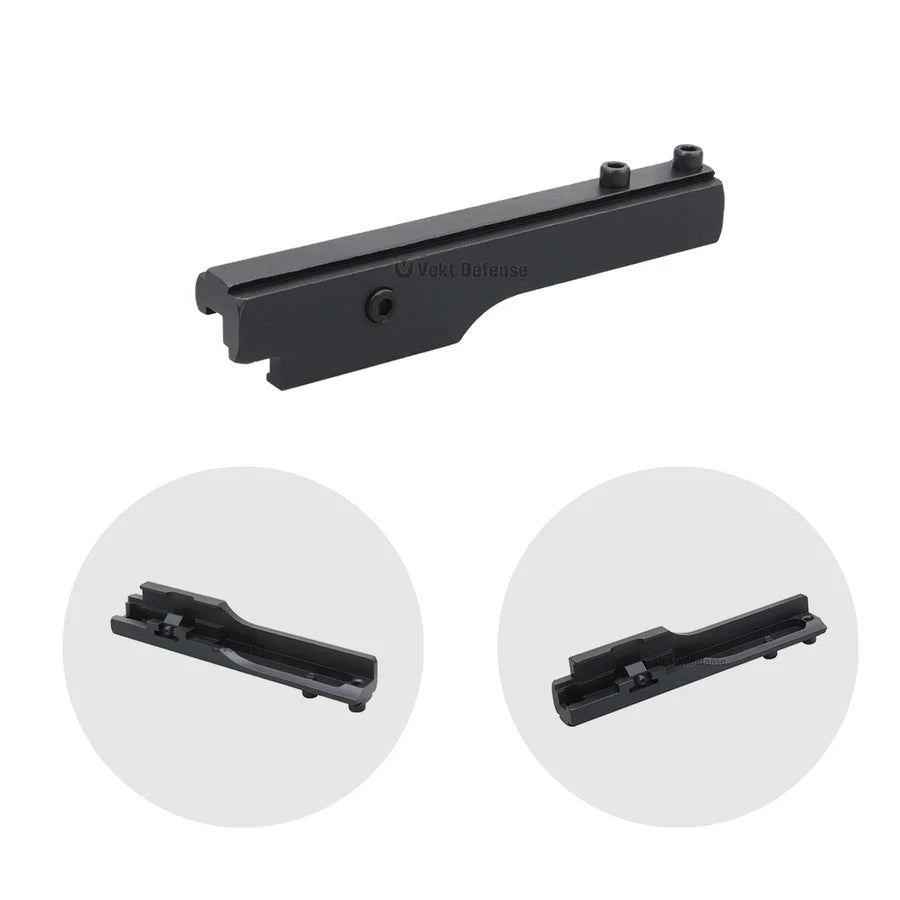 VectorOpticsVector Optics Stahl Picatinny - Schienen für Repetierbüchsen - Black Raptor