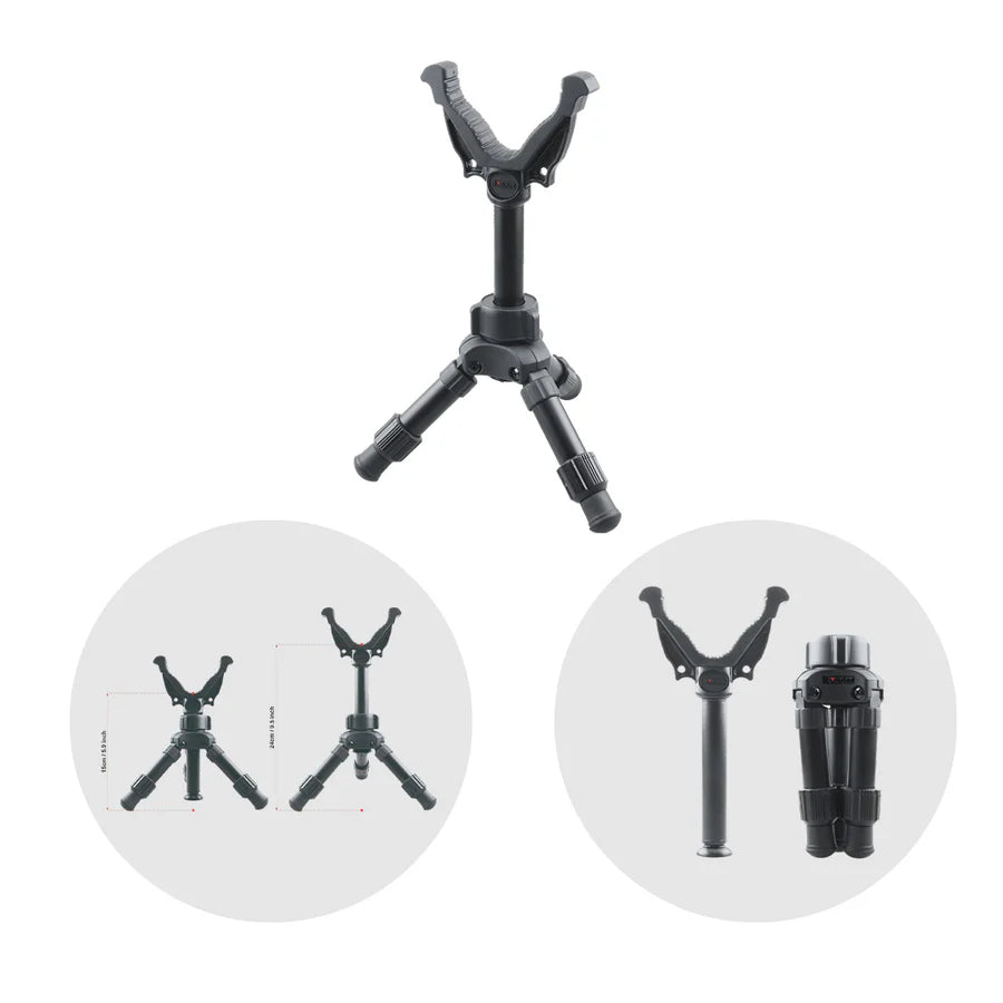 VectorOpticsVector Optics RSGR - 06 20 - 26cm Tripod zur Gewehrauflage - Black Raptor
