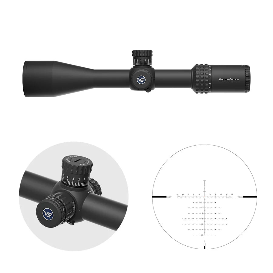 VectorOpticsVector Optics SCOL - 59 Sentinel Gen II 4 - 16x50SFP - Black Raptor