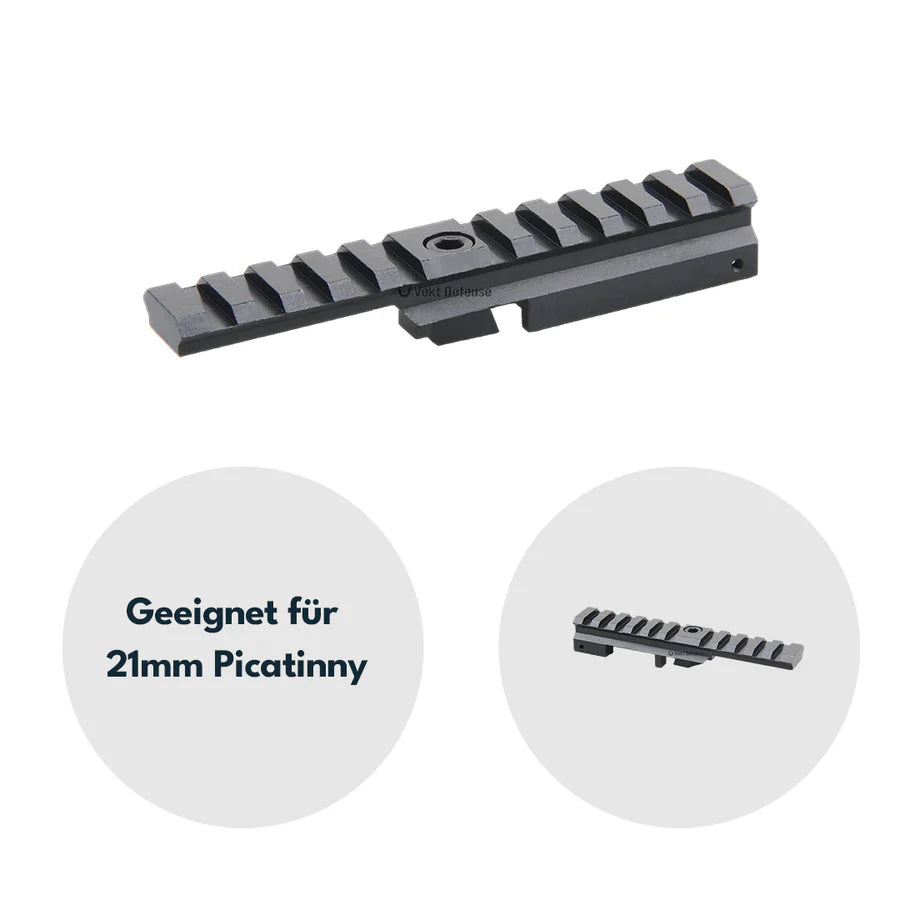 VectorOpticsVector Optics Stahl Picatinny - Schienen für Repetierbüchsen - Black Raptor