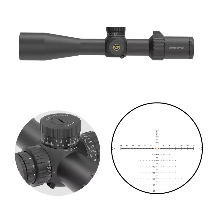 VectorOpticsVector Optics SCFF - 51 Tauron 6 - 24x50 HD MOA - Black Raptor
