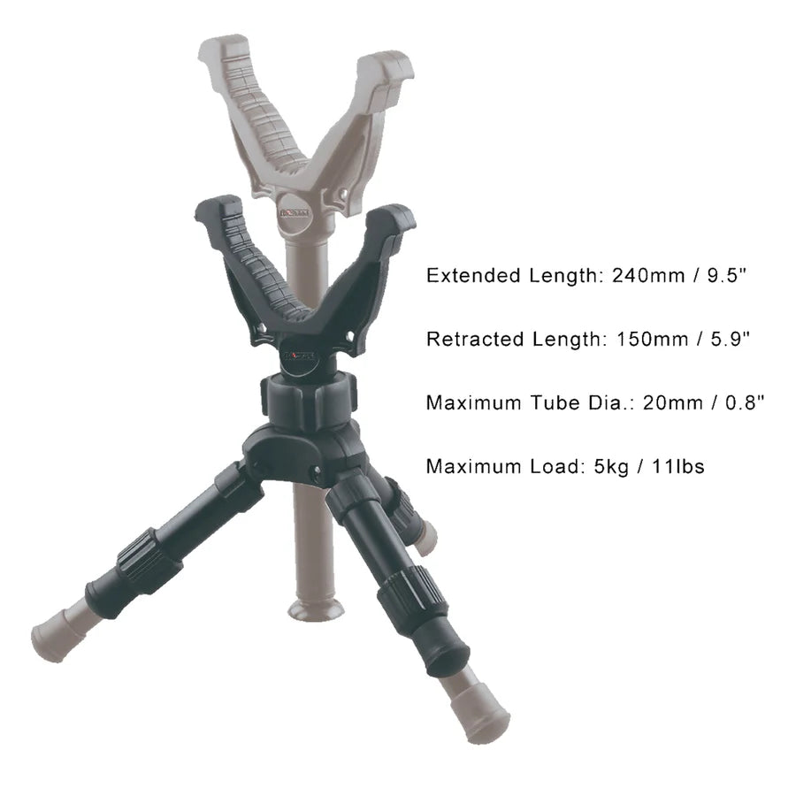 VectorOpticsVector Optics RSGR - 06 20 - 26cm Tripod zur Gewehrauflage - Black Raptor