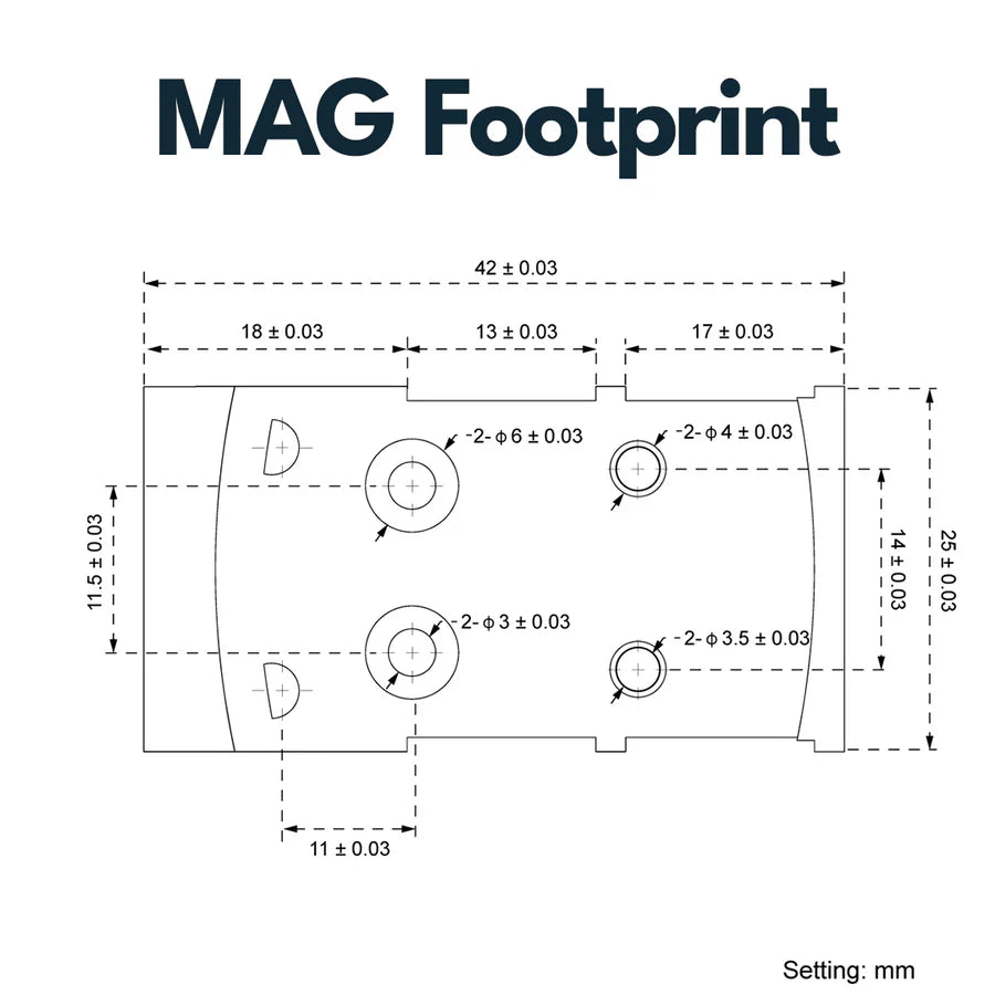 VectorOpticsVector Optics SCFRM - 16 Glock MOS Montage für MGT (SHIELD) Footprint - Black Raptor
