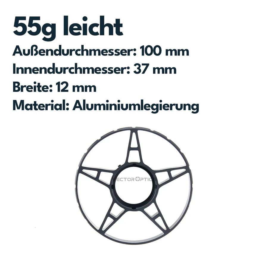 VectorOpticsVector Optics SCBSW - U1 Großes Parallaxenrad Universell - Black Raptor