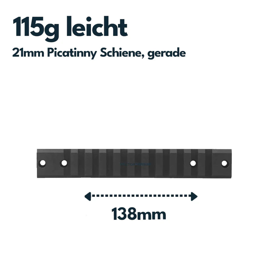 VectorOpticsVector Optics Stahl Picatinny - Schienen für Repetierbüchsen - Black Raptor