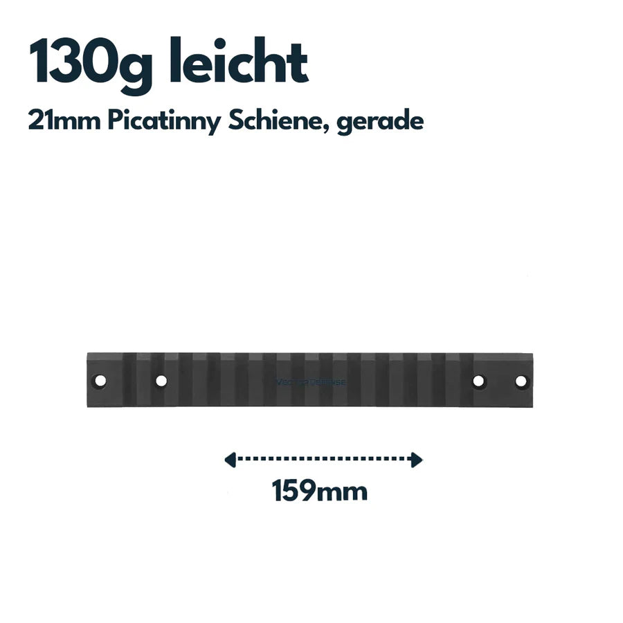 VectorOpticsVector Optics Stahl Picatinny - Schienen für Repetierbüchsen - Black Raptor