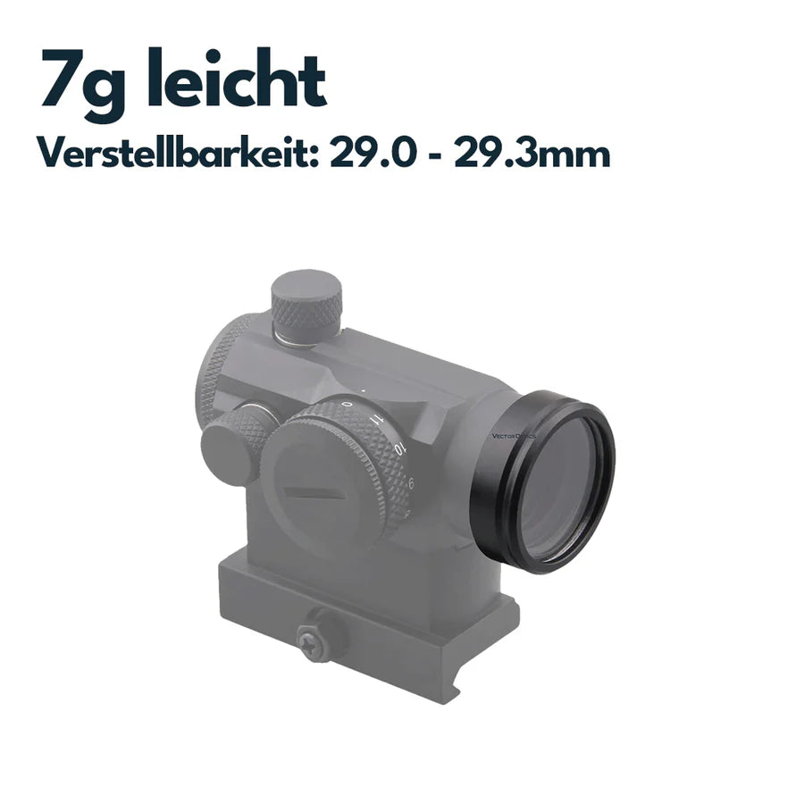 VectorOpticsVector Optics SCOT - 59 VeWar Schutzscheibe für 29mm Objektiv - Black Raptor