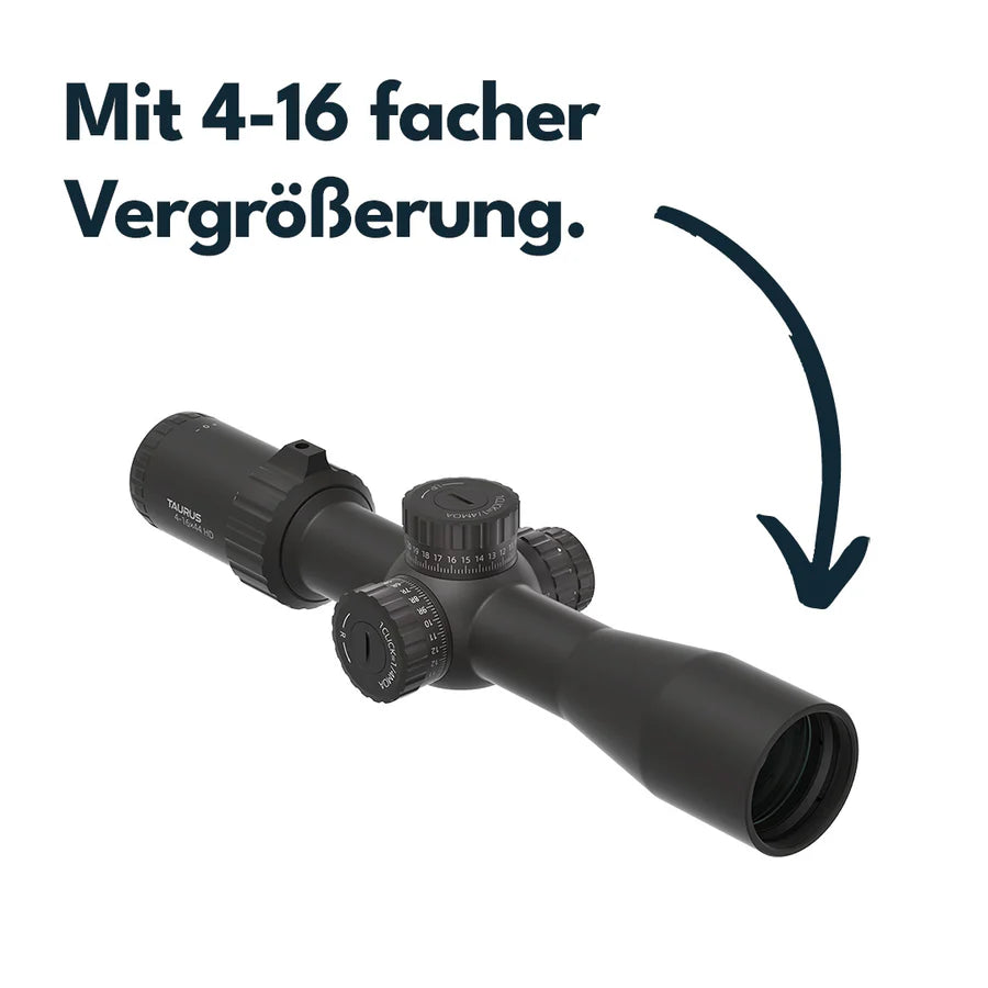 VectorOpticsVector Optics SCFF - 50 Tauron 4 - 16x44 HD MOA - Black Raptor