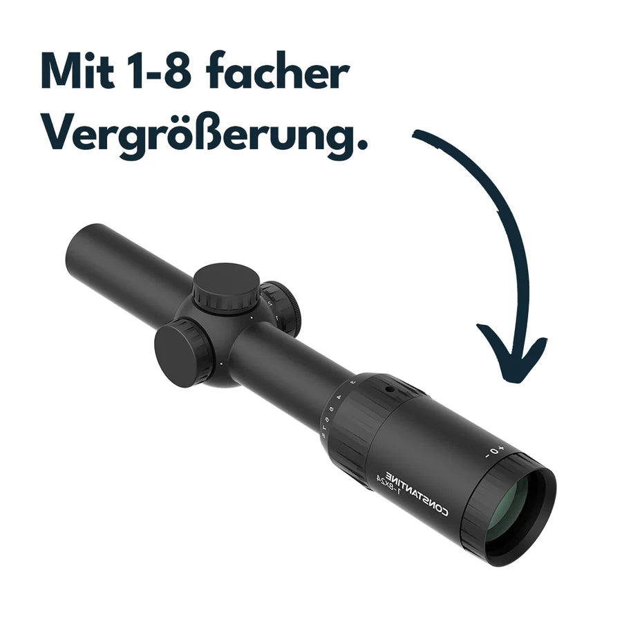 VectorOpticsVector Optics SCFF - 60 Constantine 1 - 8x24 FFP RAR - Black Raptor