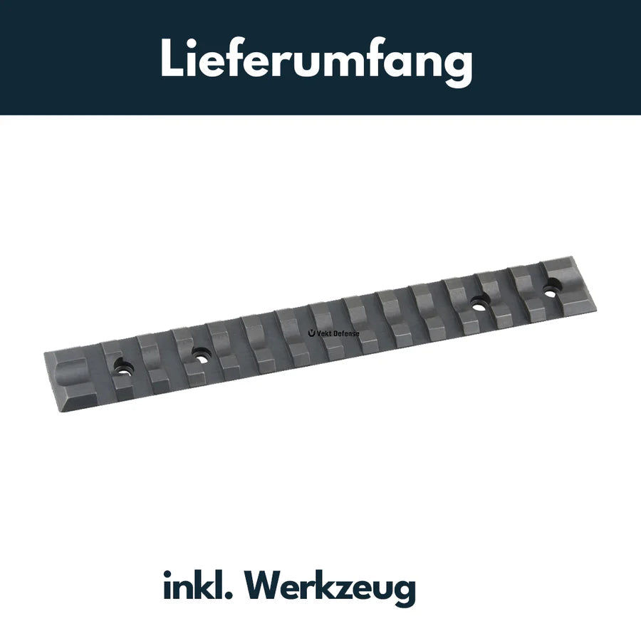 VectorOpticsVector Optics Stahl Picatinny - Schienen für Repetierbüchsen - Black Raptor