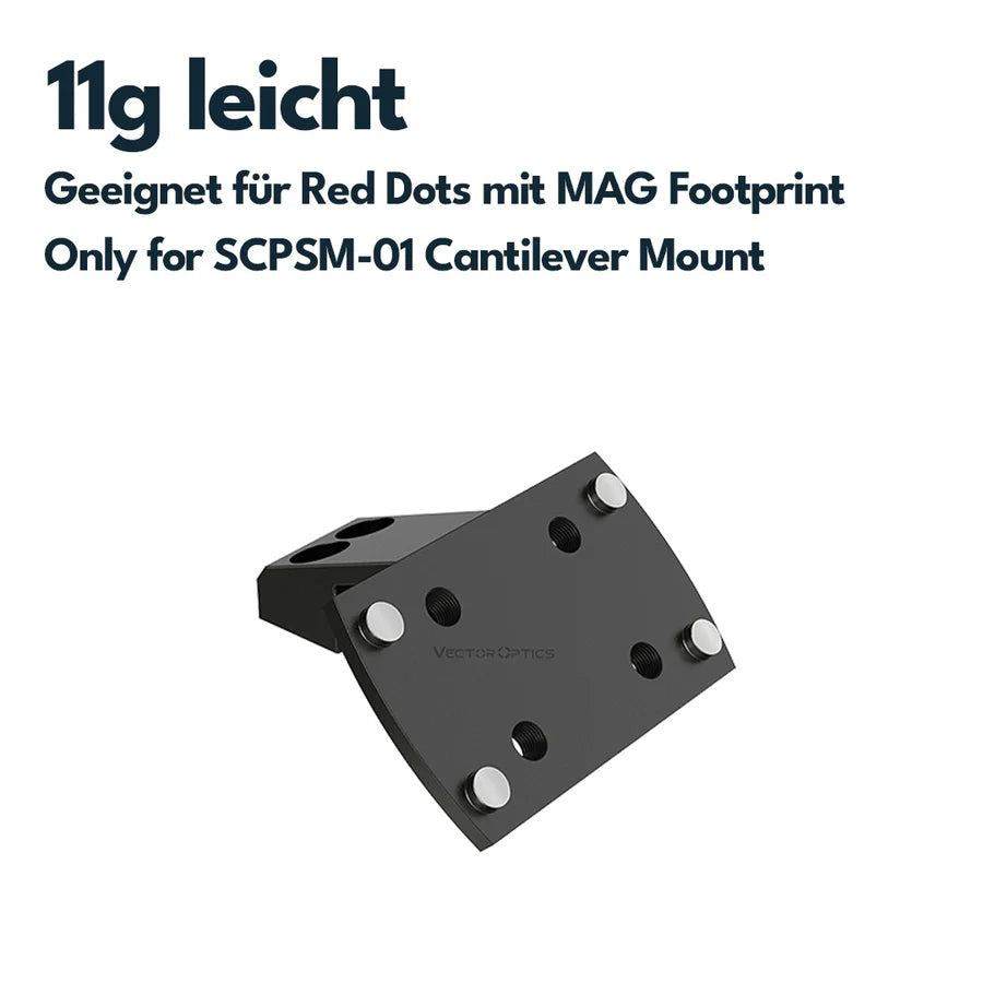 VectorOpticsVector Optics SCPSM - C01 45° MGT Offset - Montage für SCPSM - 01 - Black Raptor
