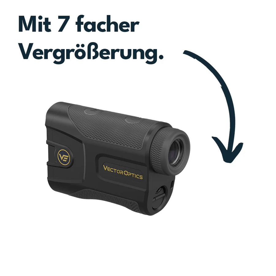 VectorOpticsVector Optics SCRF - S24 Paragon 7x25 GenIII Digital Balistic BDC Entfernungsmesser - Black Raptor