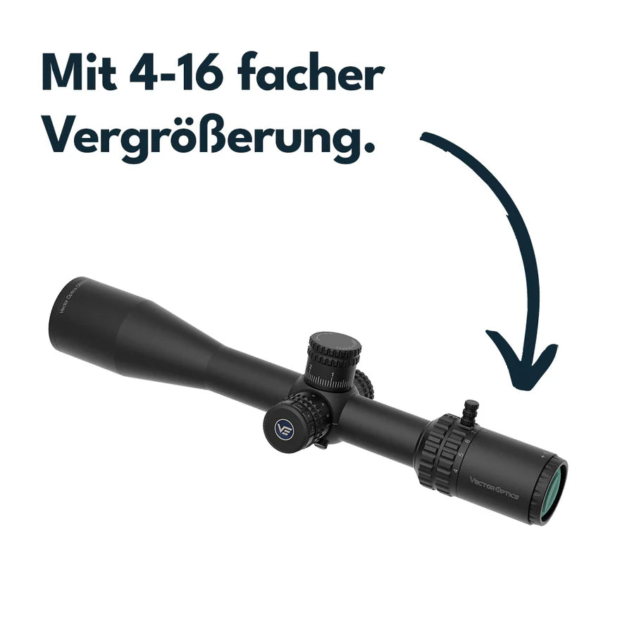 VectorOpticsVector Optics SCFF - 59 Orion Pro Max 4 - 16x44 HD FFP - Black Raptor