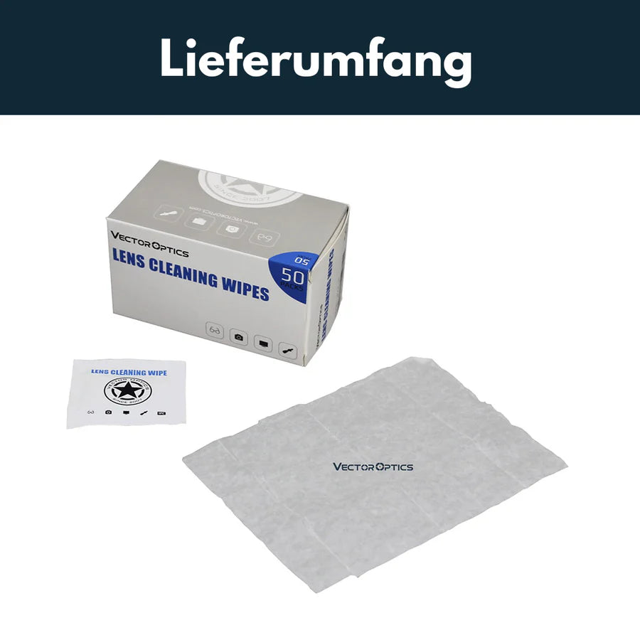VectorOpticsVector Optics SCCC - 03 Feuchte Reinigungstücher (50Stk) - Black Raptor