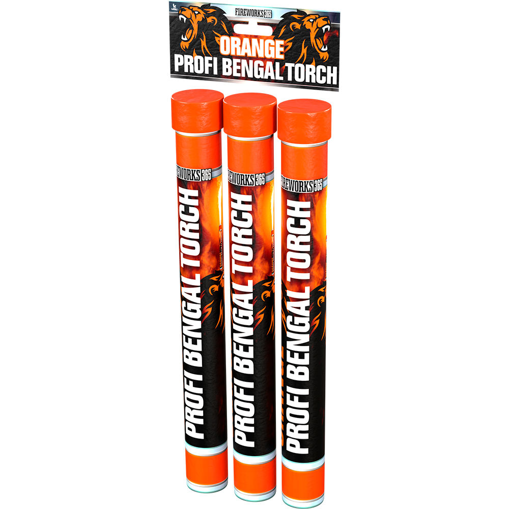 Profi Bengal Torch Orange – Produktbild 1
