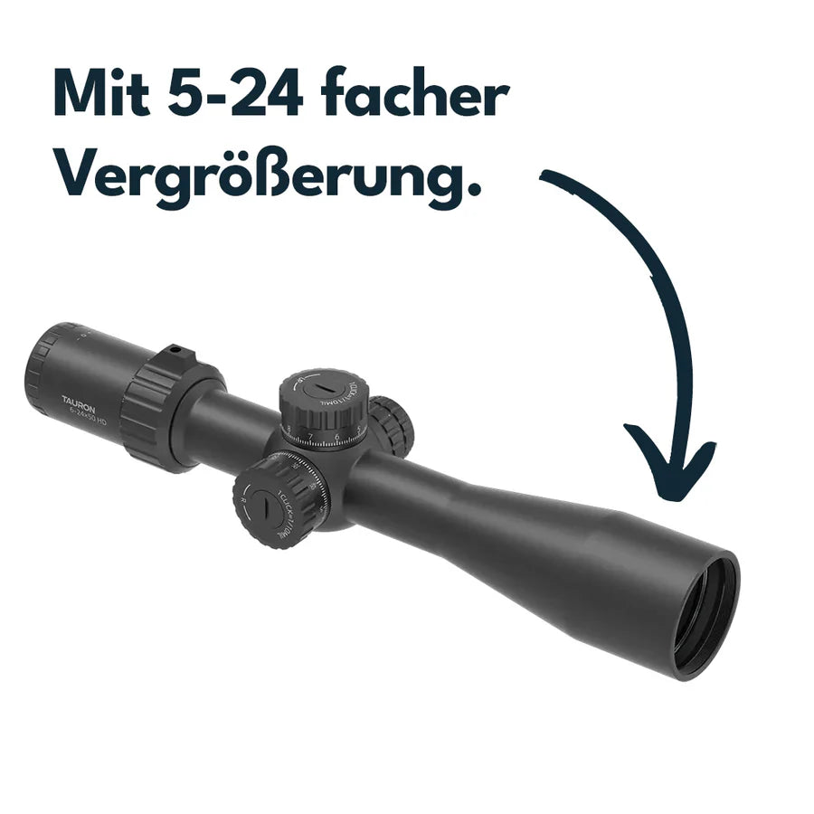 VectorOpticsVector Optics SCFF - 46 Tauron 6 - 24x50 HD MIL - Black Raptor