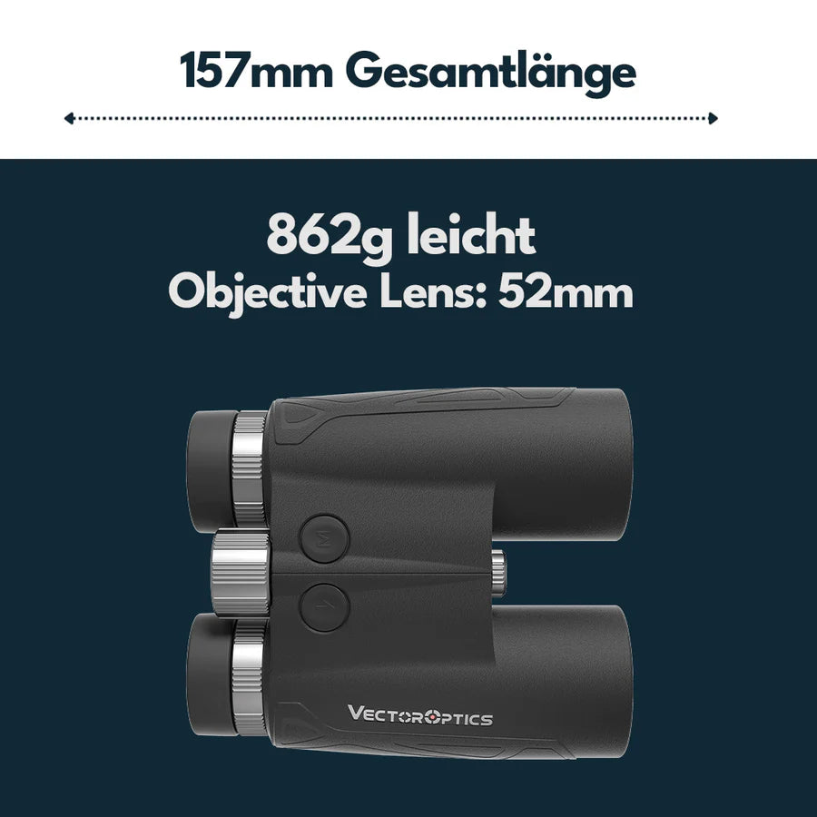 VectorOpticsVector Optics SCBRF - 02 Paragon 10x42 Fernglas mit Entfernungsmesser - Black Raptor
