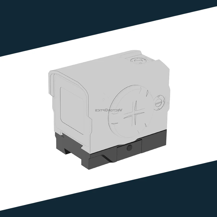 VectorOpticsVector Optics SCFRM - 17 Montage mit VOD (Aimpoint) Footprint für 11mm Dovetail, h=6mm - Black Raptor