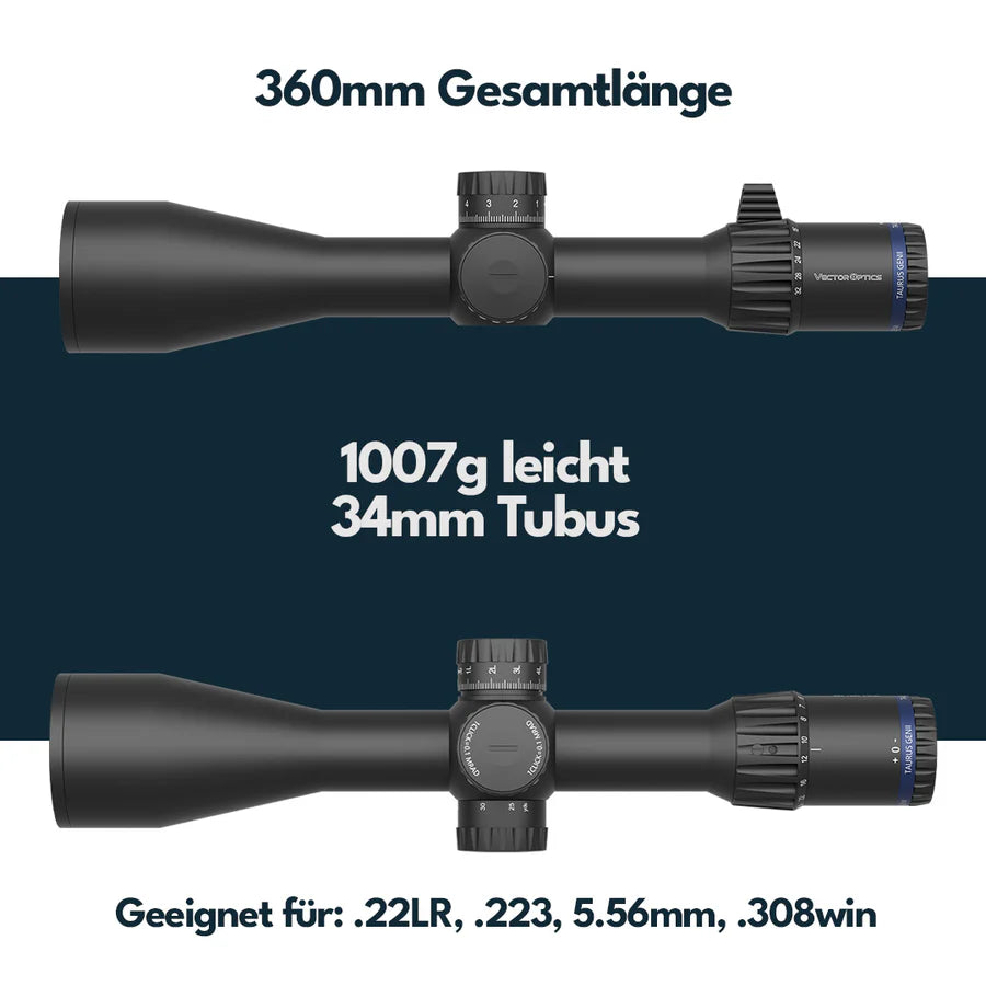 VectorOpticsVector Optics SCFF - 34 Tauron Gen II 4 - 32x56 FFP - Black Raptor