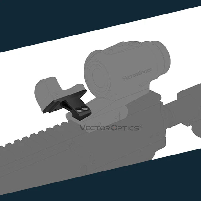 VectorOpticsVector Optics SCPSM - 01 RUM Cantilever Picatinny Riser Mount - Black Raptor