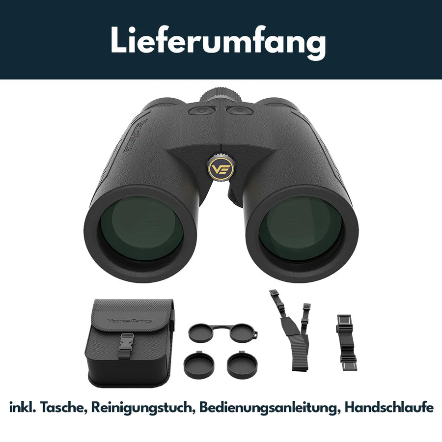 VectorOpticsVector Optics SCBRF - 02 Paragon 10x42 Fernglas mit Entfernungsmesser - Black Raptor