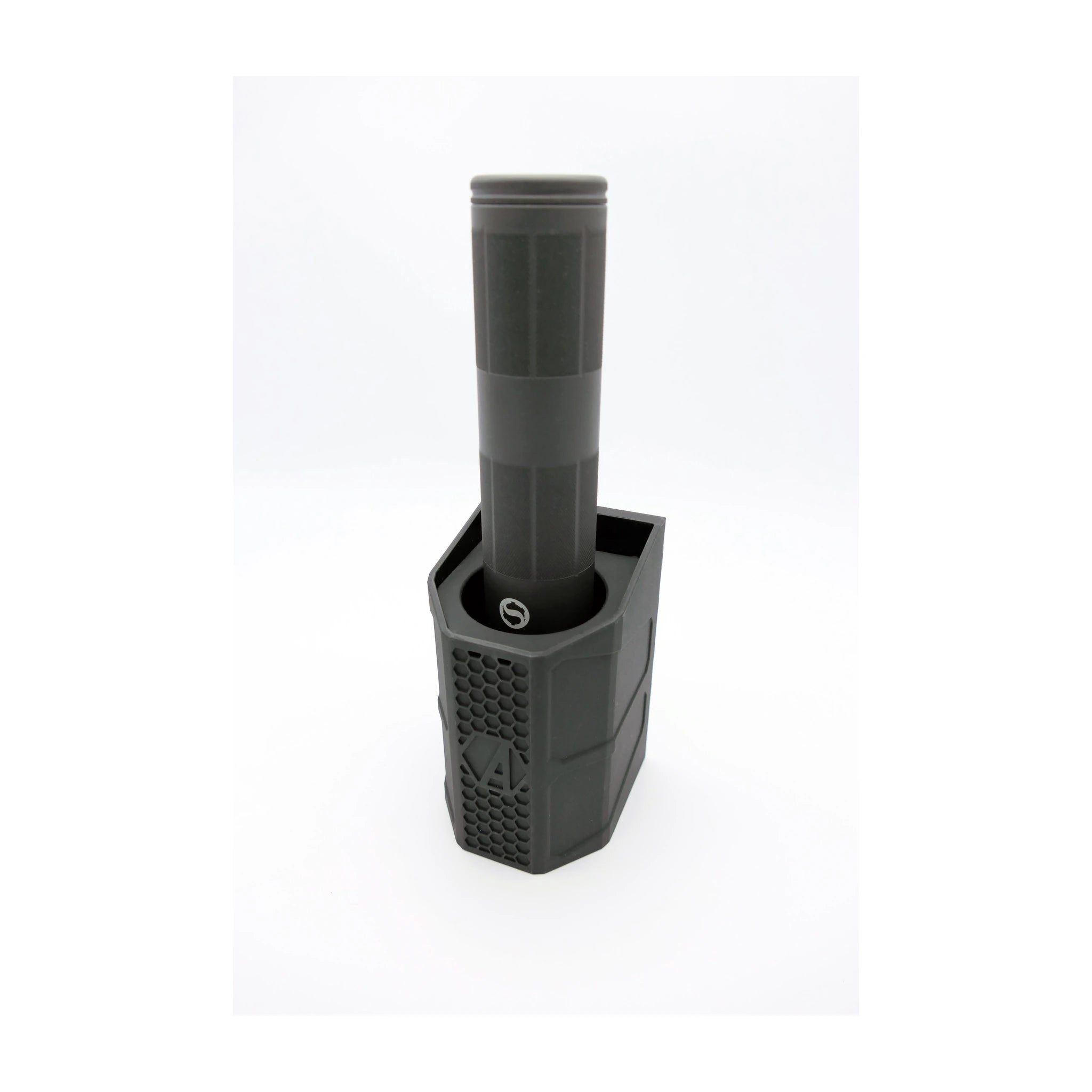 Alpha Precision S-Rack Schalldämpferhalter Schwarz in Produktansicht