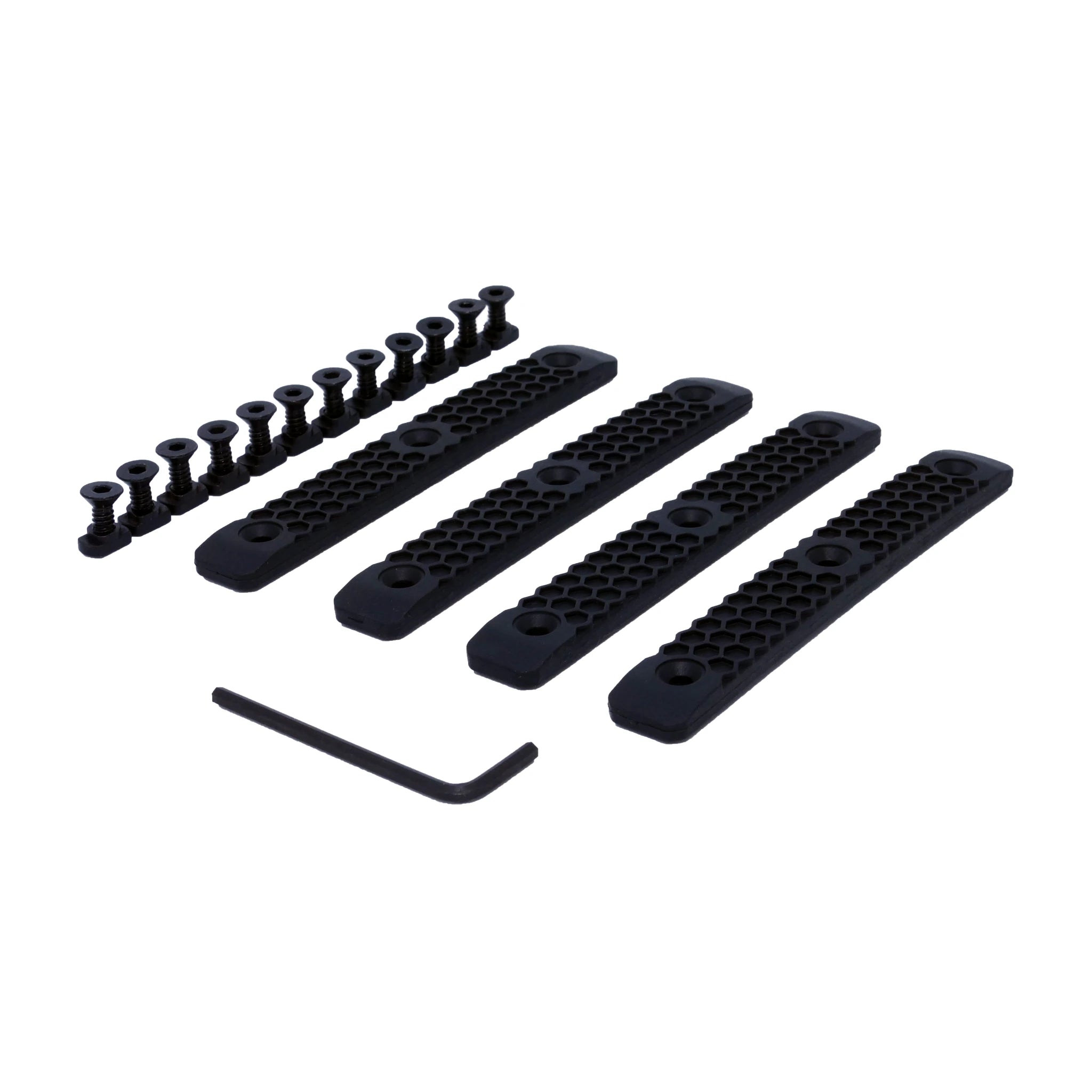Alpha Precision AlphaRail Cover Wabe M-LOK 4er in Produktansicht