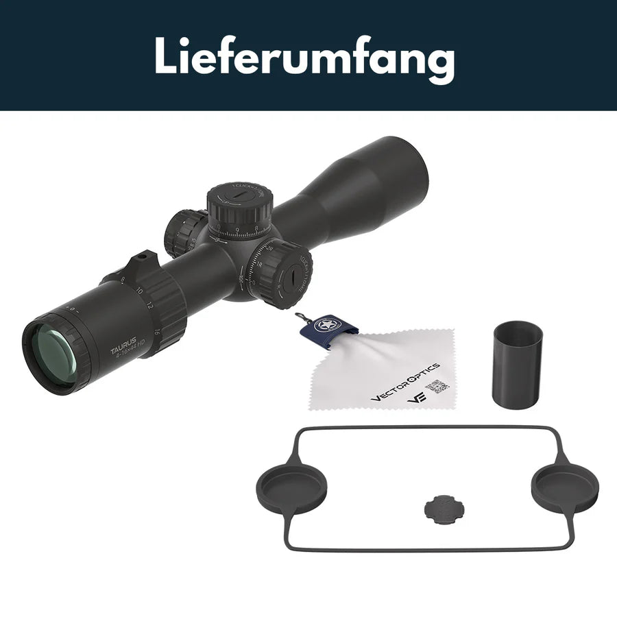 VectorOpticsVector Optics SCFF - 45 Tauron 4 - 16x44 HD MIL - Black Raptor