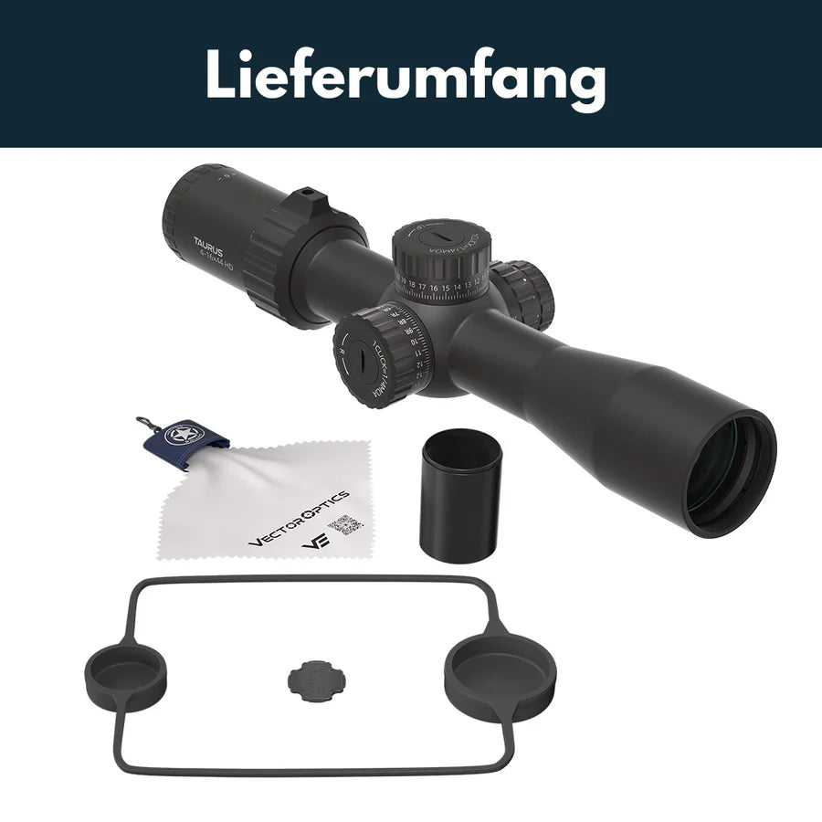 VectorOpticsVector Optics SCFF - 50 Tauron 4 - 16x44 HD MOA - Black Raptor