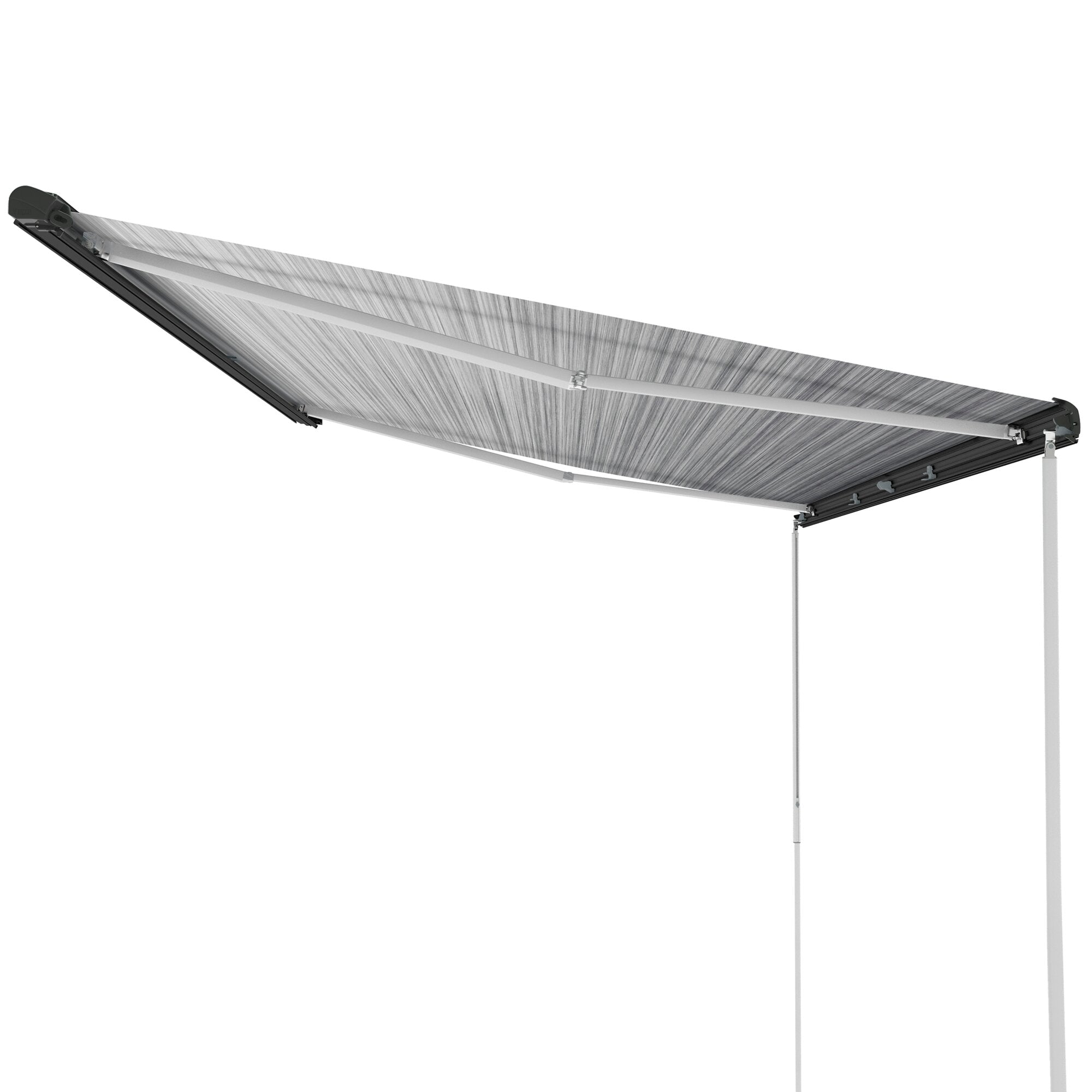Markise F80, polarweiß, 290 cm, Royal Grey