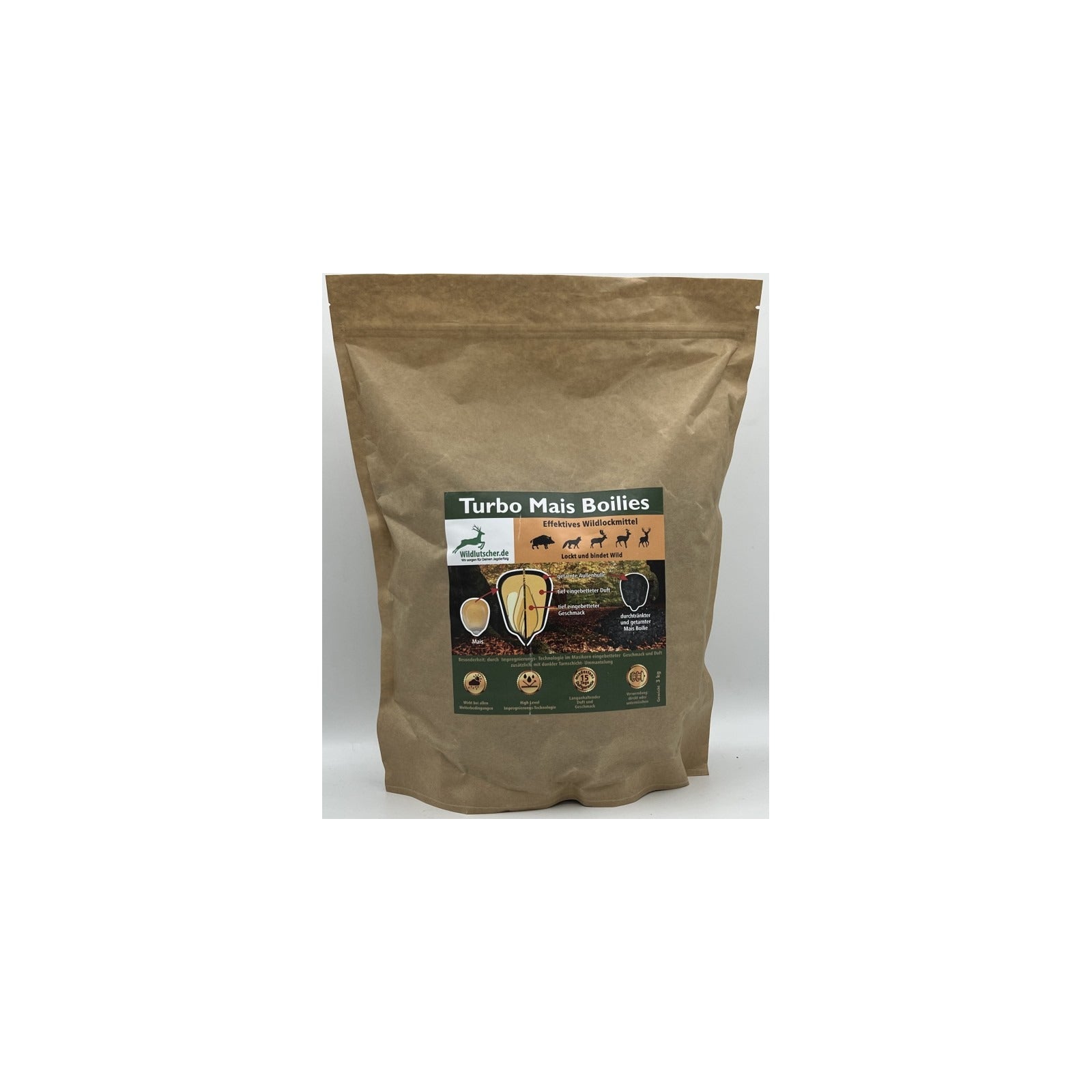Wildlutscher Turbo Mais Boilies 3kg