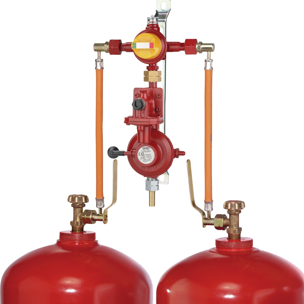 2-Flaschenanlage 4 kg/h (GF AUV Sichtanzeige OPSO PR) von GOK – Frankonia Artikel FRA311553