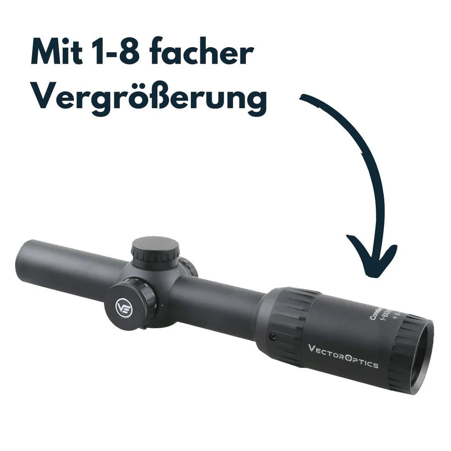 VectorOpticsVector Optics SCFF - 32 Constantine 1 - 8x24 FFP - Black Raptor