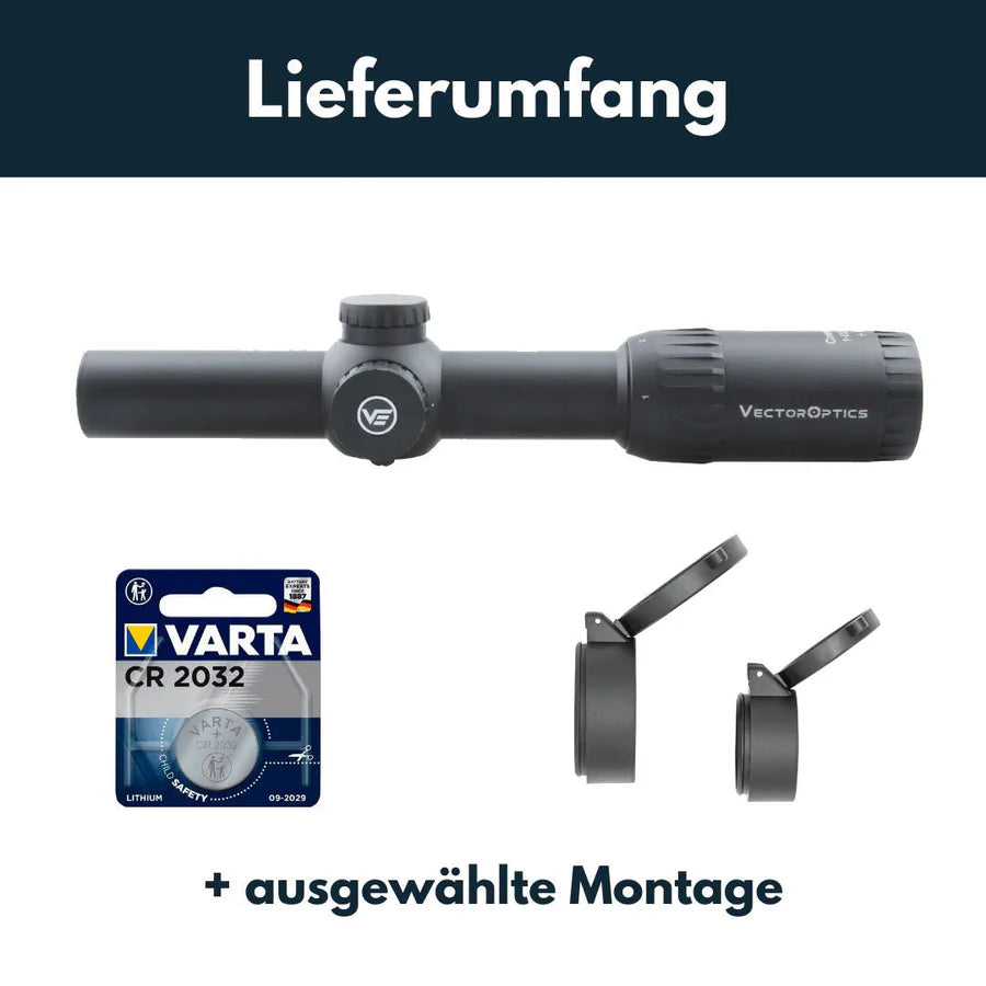 VectorOpticsVector Optics SCFF - 32 Constantine 1 - 8x24 FFP - Black Raptor