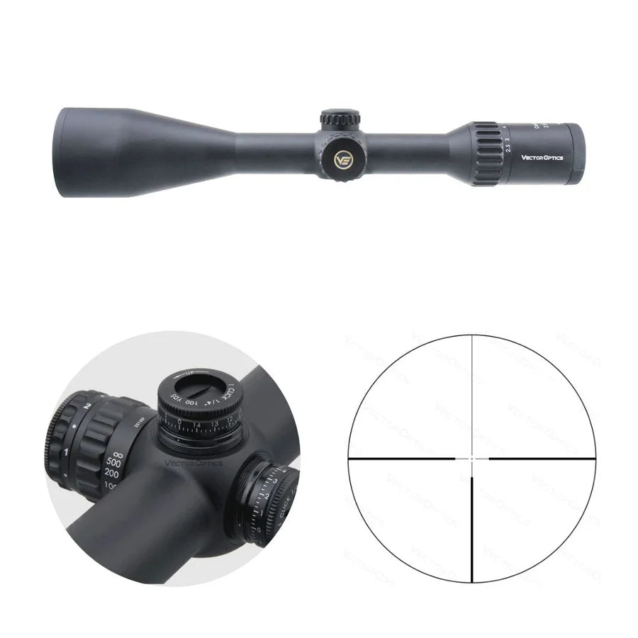 VectorOpticsVector Optics SCOM - 38 Continental 2.5 - 15x56 Hunting G4 - Black Raptor
