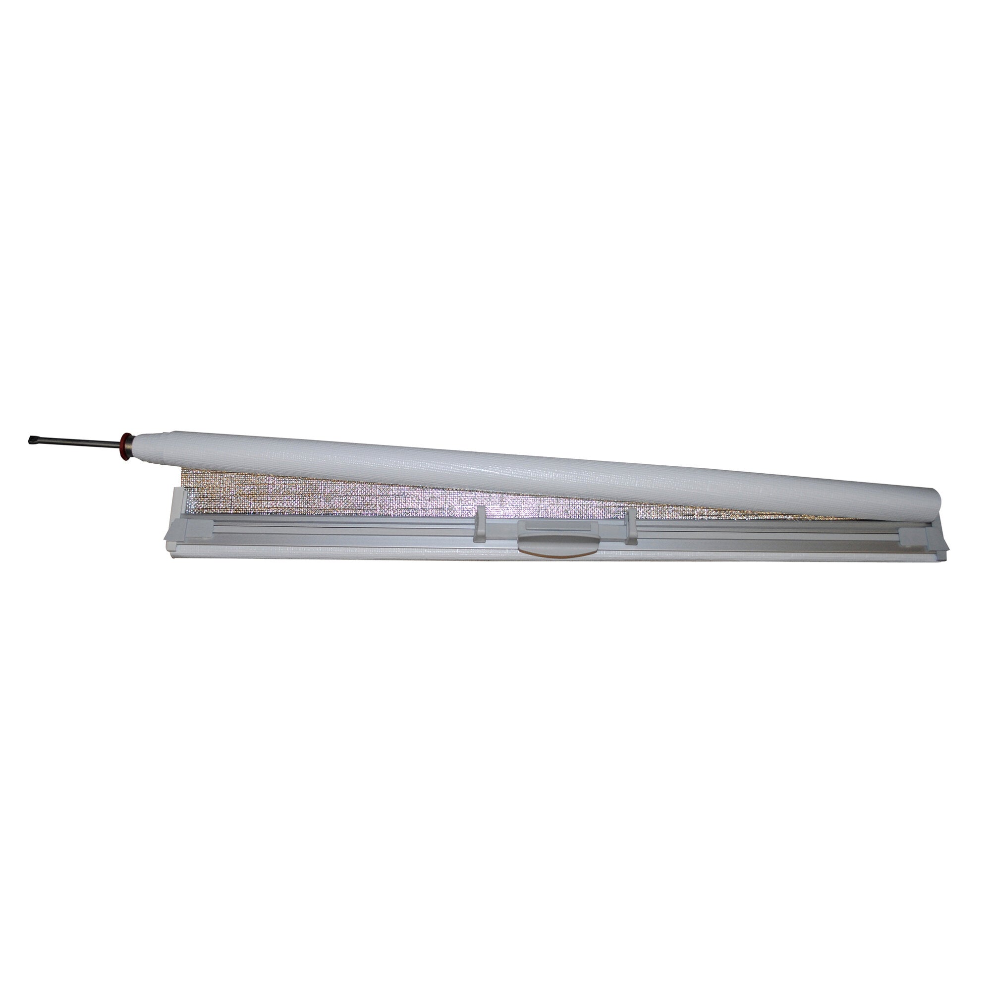 Verdunkelungsrollo cremeweiß, 800 x 550 mm
