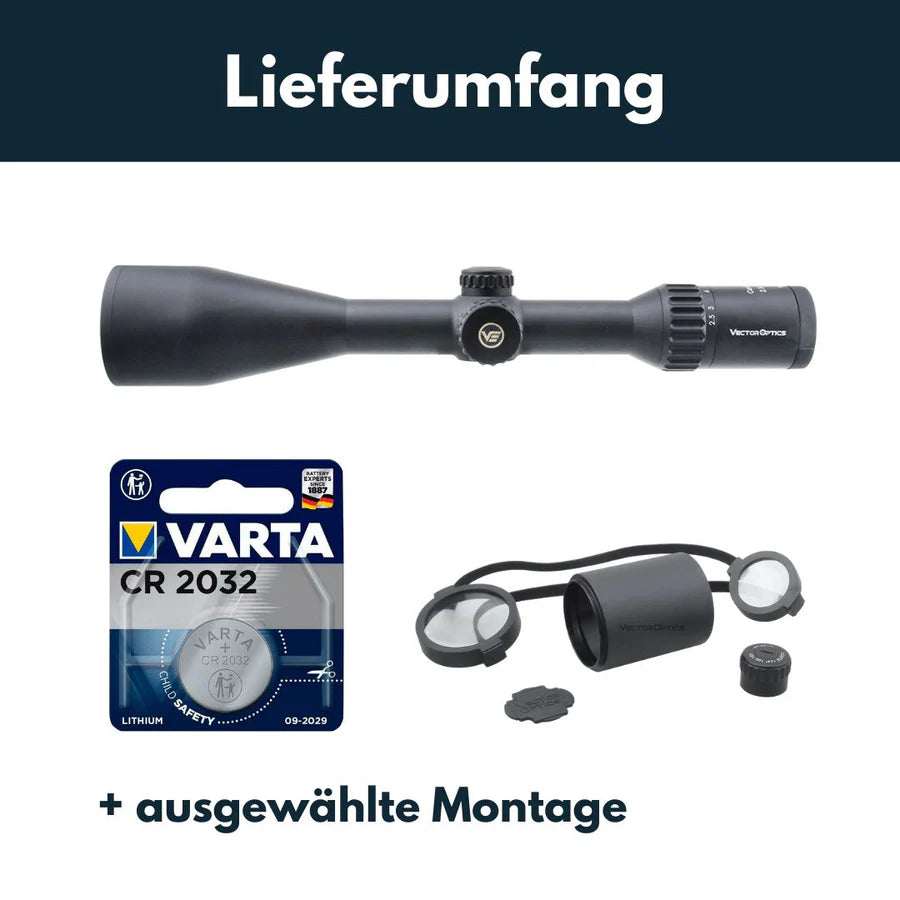 VectorOpticsVector Optics SCOM - 38 Continental 2.5 - 15x56 Hunting G4 - Black Raptor