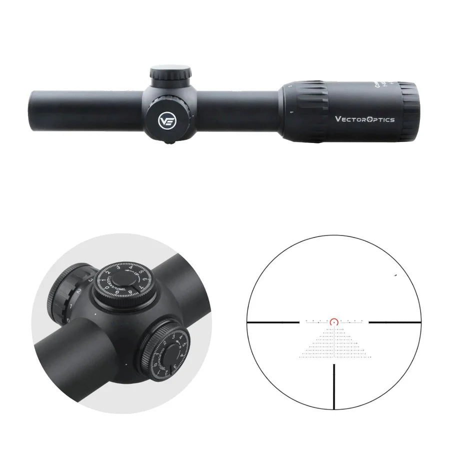VectorOpticsVector Optics SCFF - 32 Constantine 1 - 8x24 FFP - Black Raptor