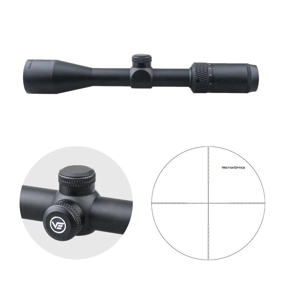 VectorOpticsVector Optics SCOM - 32 Matiz 3 - 9x40 MIL SFP - Black Raptor