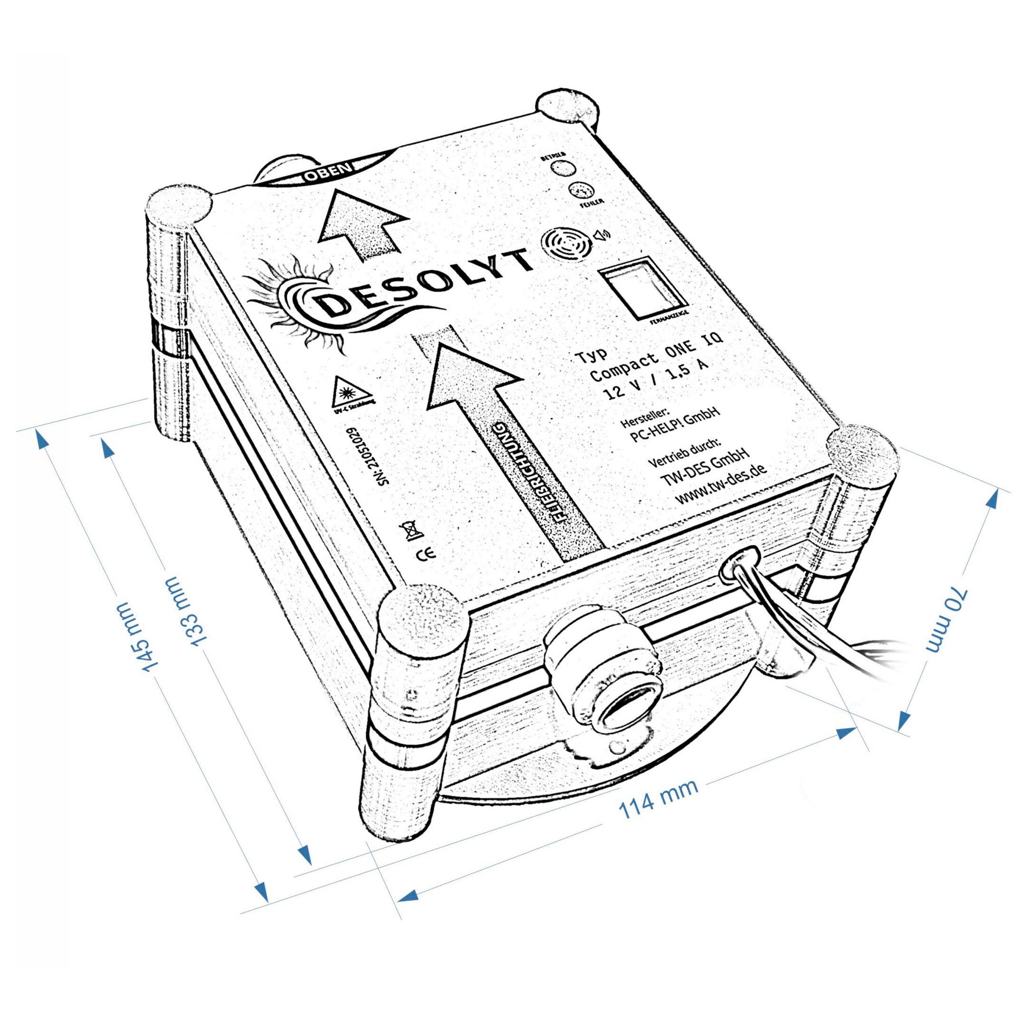 Desolyt Compact ONE IQ Sense Wasserdesinfektion
