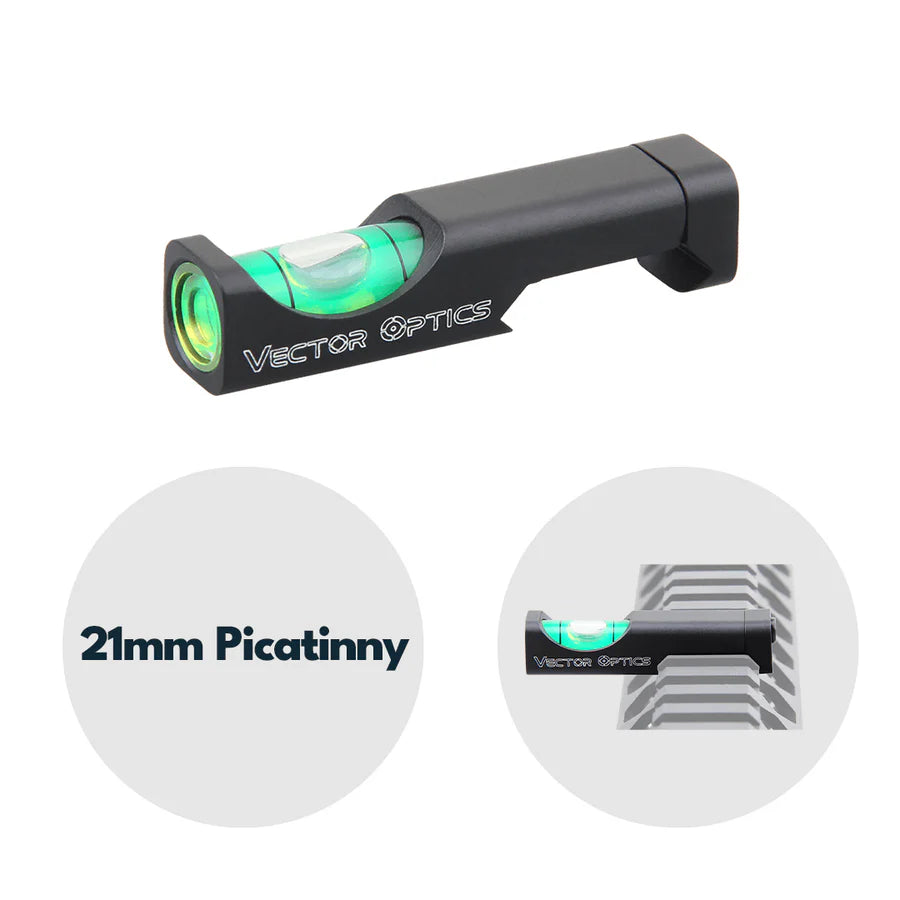 VectorOpticsVector Optics SCACD - 20 Wasserwaage zur Montage an 21mm Weaver - Black Raptor