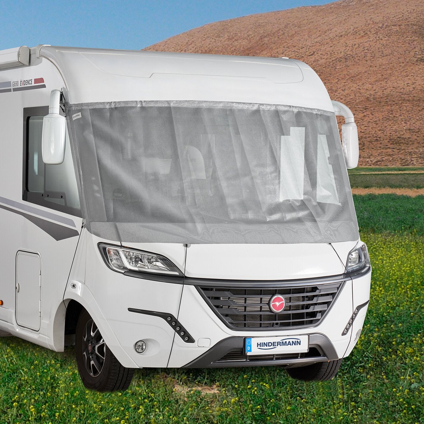 Sonnenschutzmatte Screen für integrierte Reisemobile, 247 cm